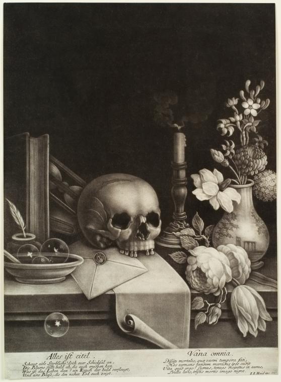 ''Alles ist eitel'', [[mezzotint