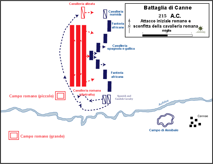 File:Battlaglia di Cannae 215 AC - Attacco iniziale romano.png