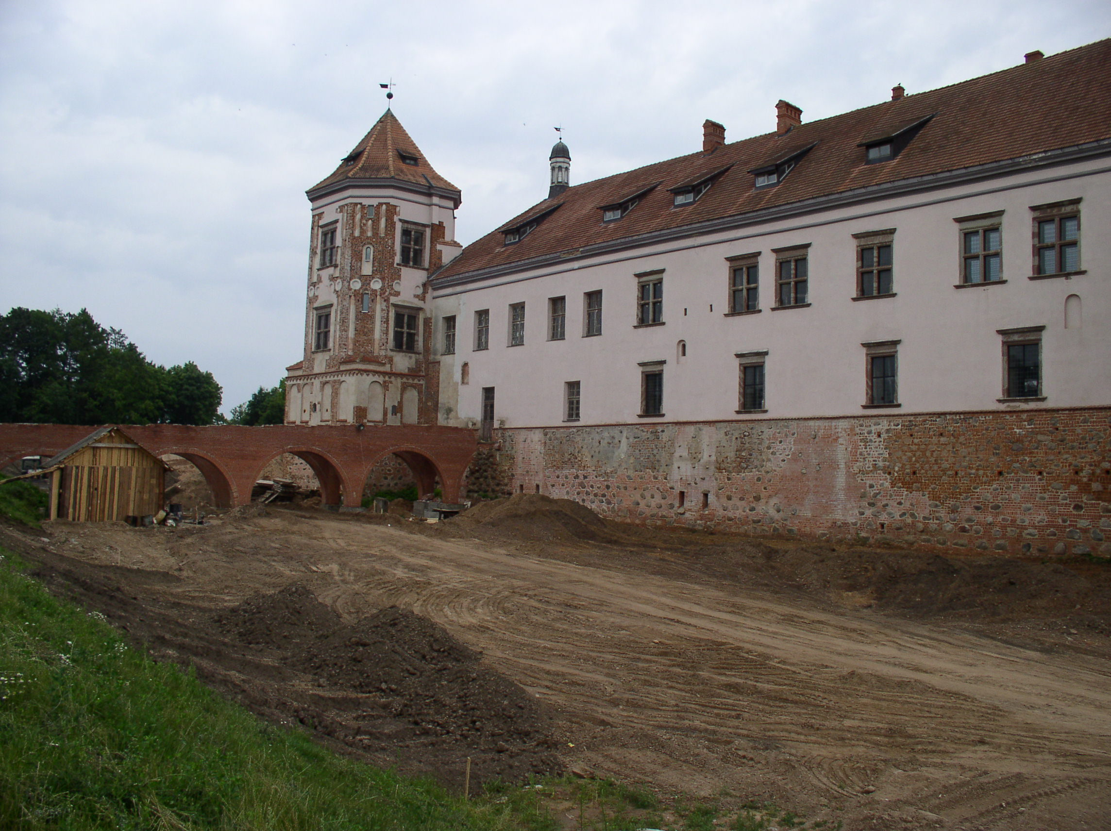 Старые фото мирский замок