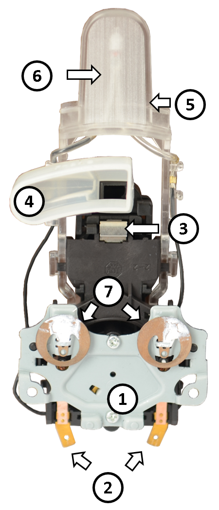 Diagram of an electric kettle controller.