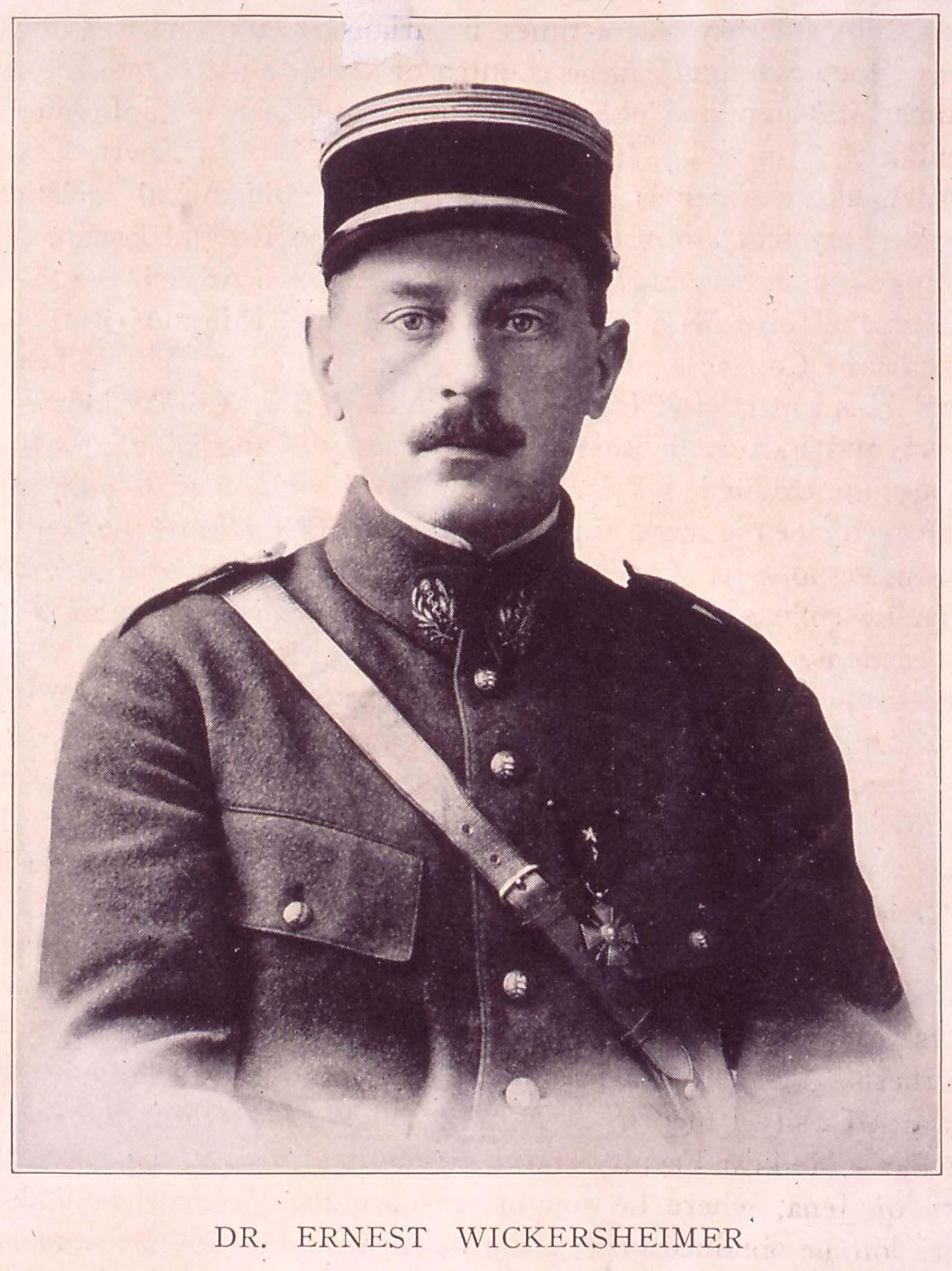 Wickersheimer in military uniform