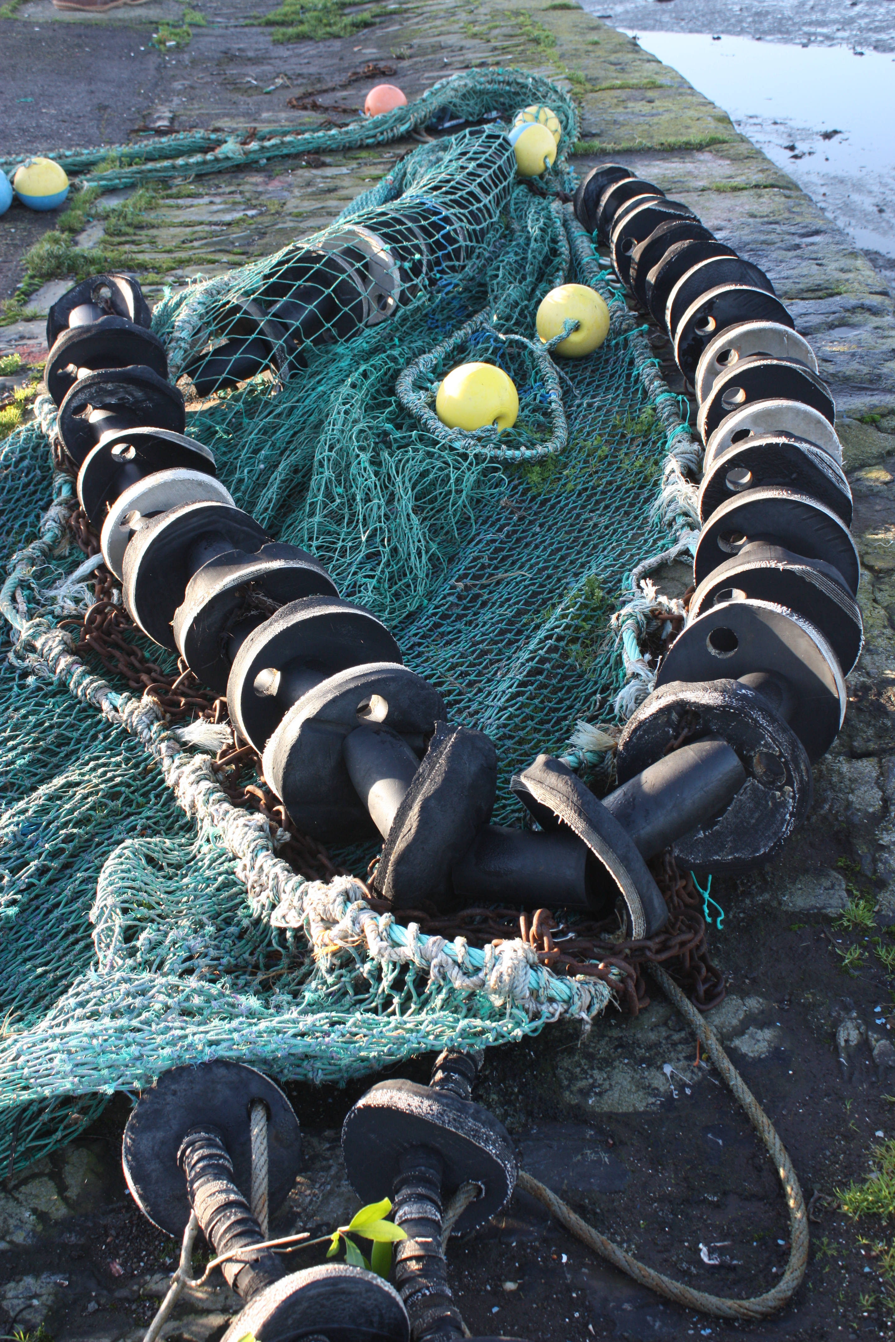 File:Fishing nets, North Dock, Ardglass, November 2010 (02).JPG - Wikimedia  Commons