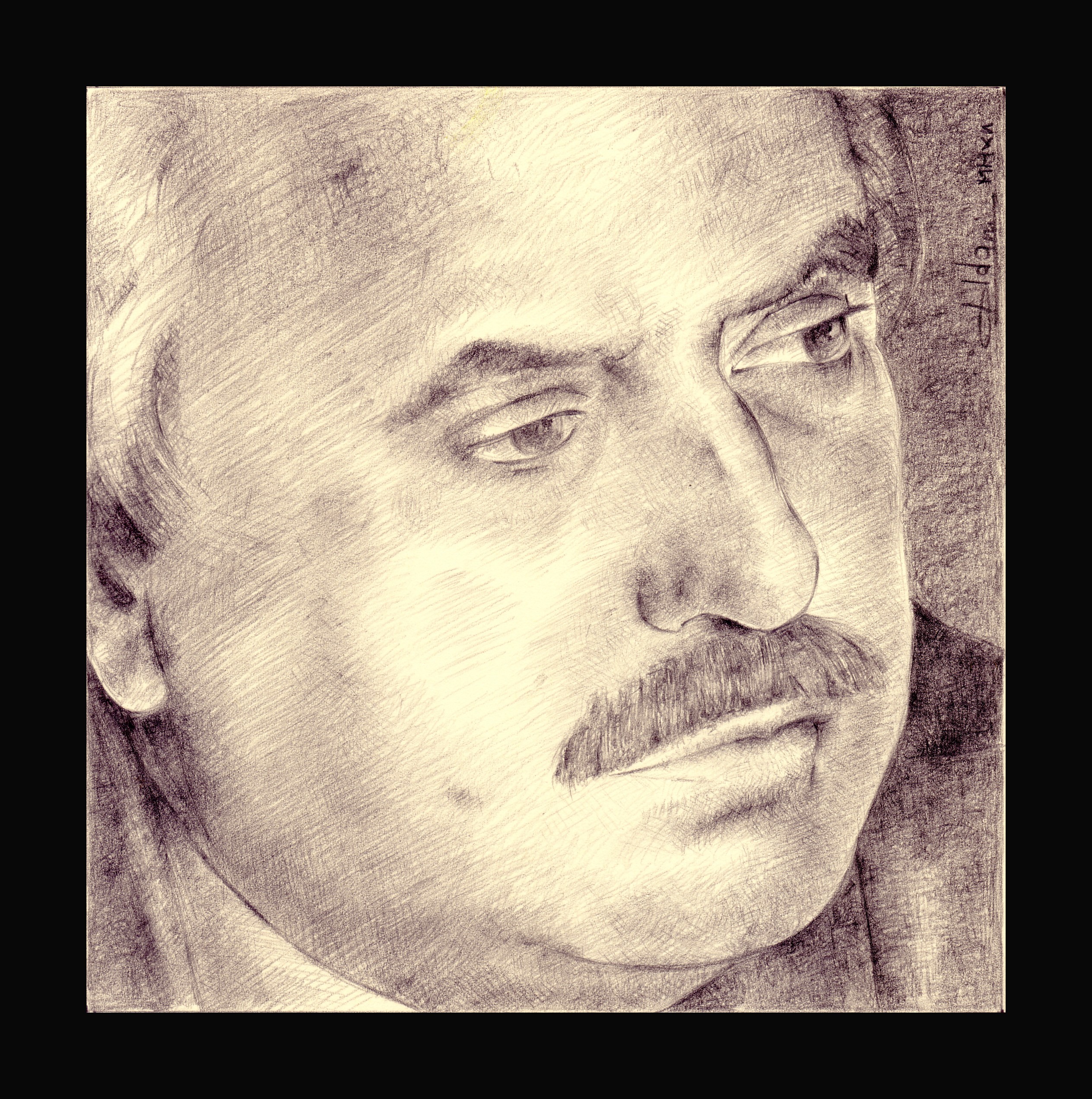 Fiscal antimafia Giovanni Falcone, en un dibujo.