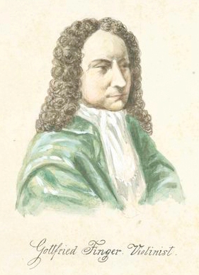 <span class="mw-page-title-main">Gottfried Finger</span> Moravian baroque composer and violoncellist (c1655-1730)