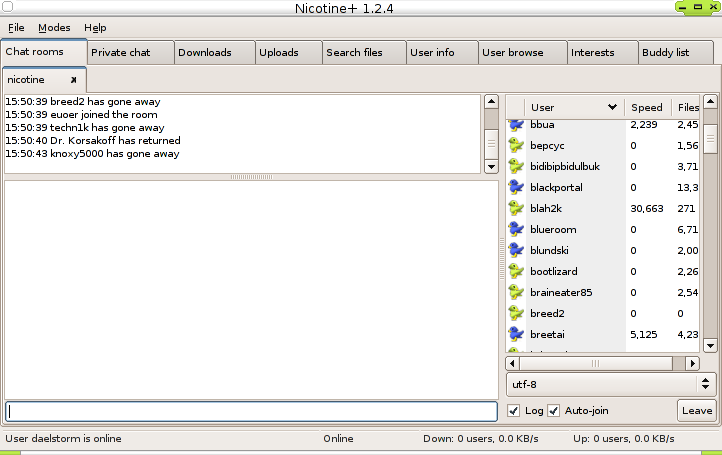 nicotine+ - Soulseek P2P Client - Linux GUI 