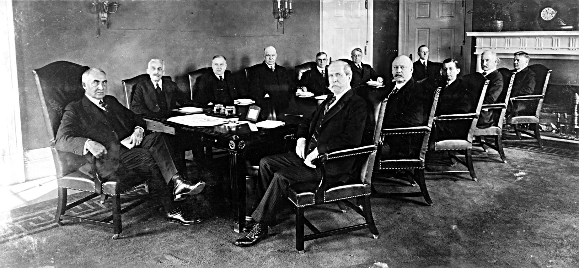 File President Warren G Harding S First Cabinet 1921 Jpg