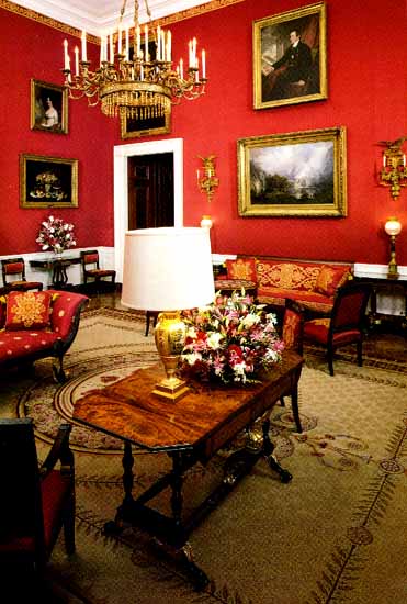 The White House Red Room before refurbishment during the administration of Bill Clinton. RwhWJCed.jpg