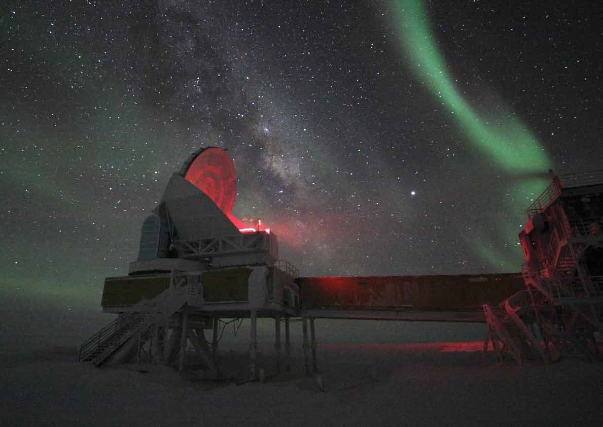 The telescope seen during the [[polar night