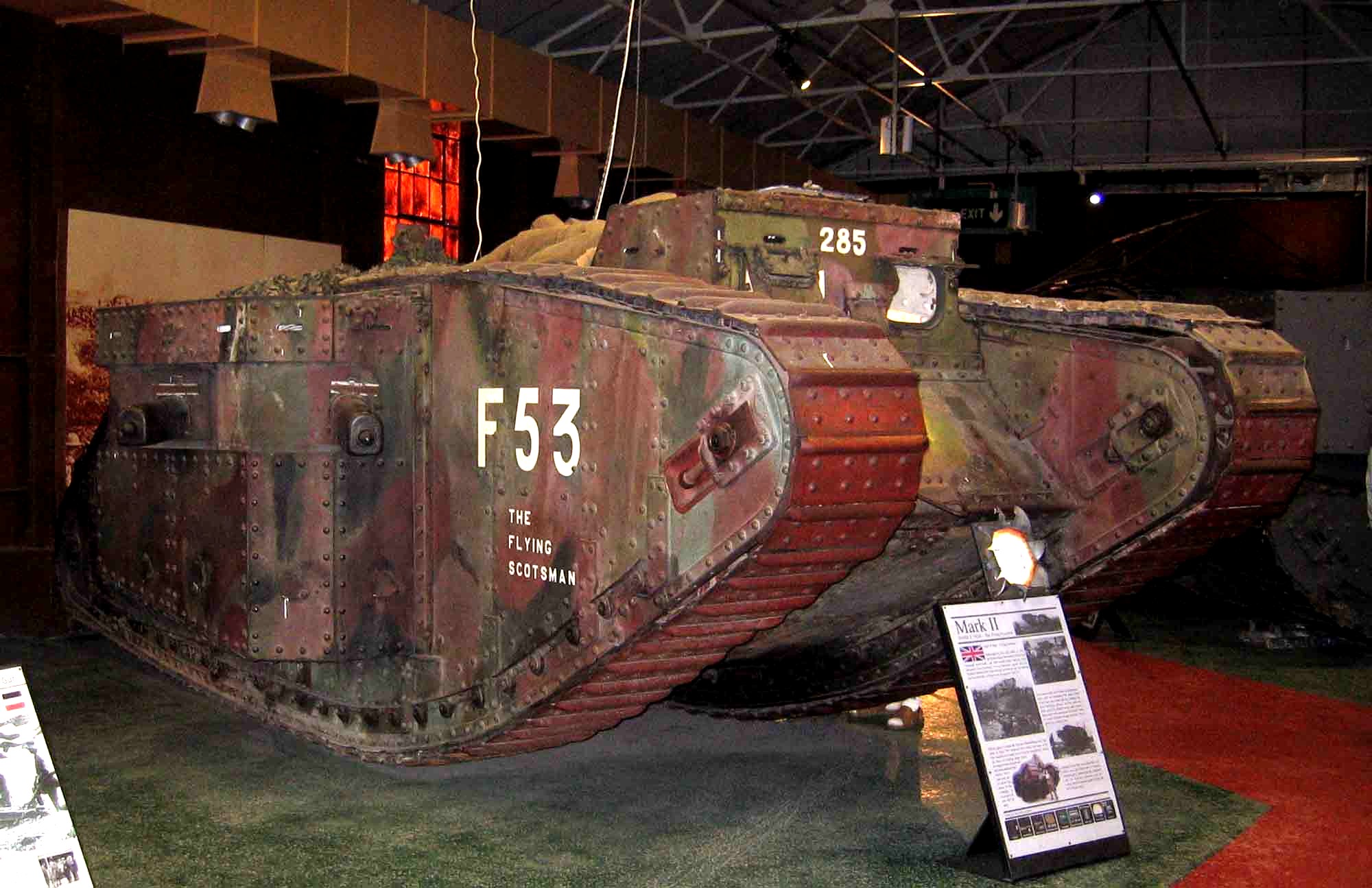 Когда появились первые танки. Британский танк mk1.