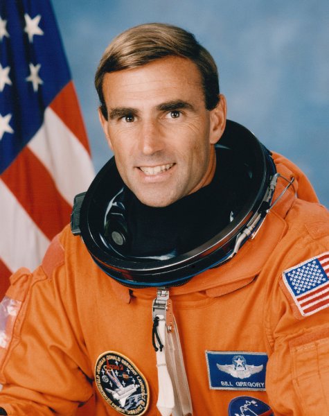 Astronaut William G. Gregory, NASA photo Source: Wikipedia (www.jsc.nasa.gov unavailable May 2019) WilliamGGregory.jpg