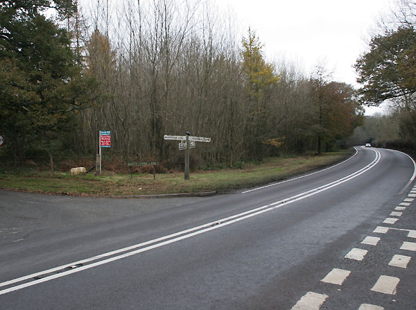 File:Bishopstone lane road junction. - geograph.org.uk - 84685.jpg