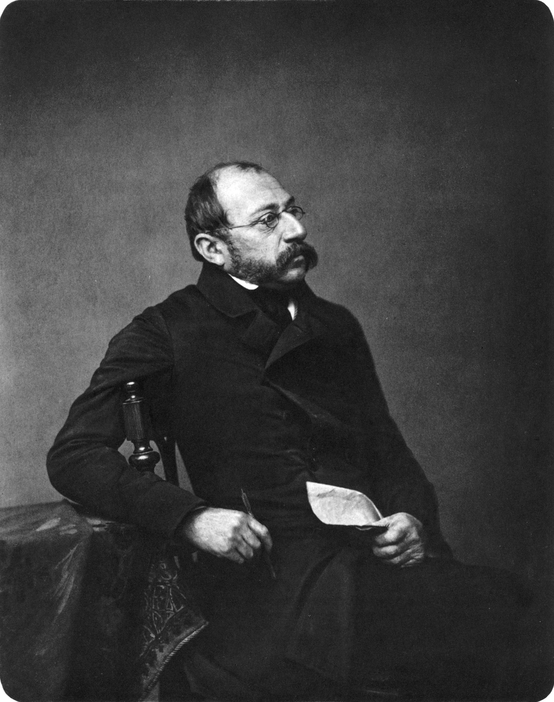Carl Spitzweg in a photograph taken c. 1860