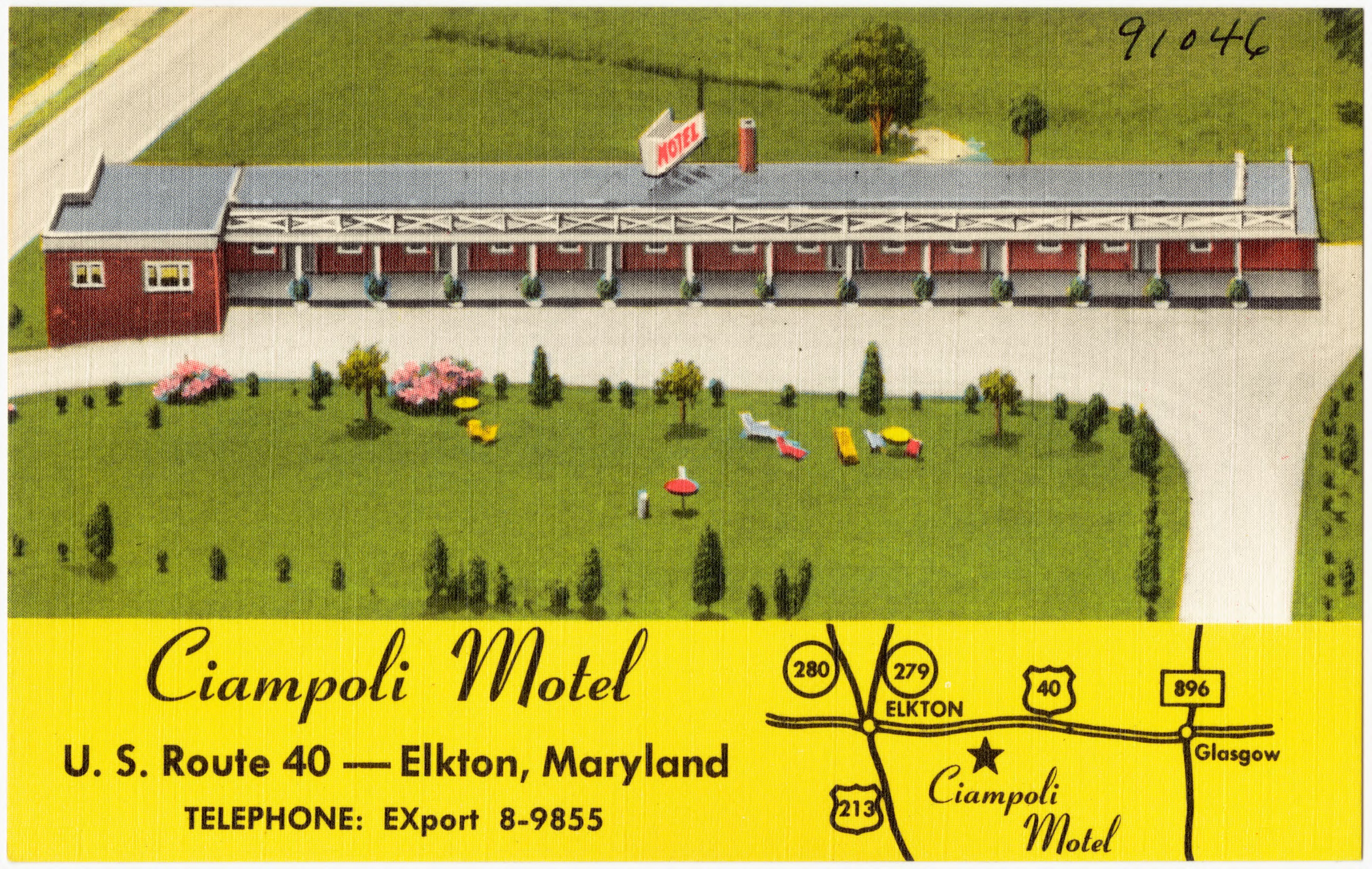 File:Ciampoli Motel, U. S. Route 40 -- Elkton, Maryland ...