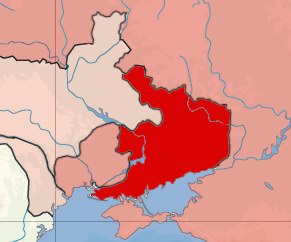 도네츠크-크리보이로크 소비에트 공화국이 주장한 영토