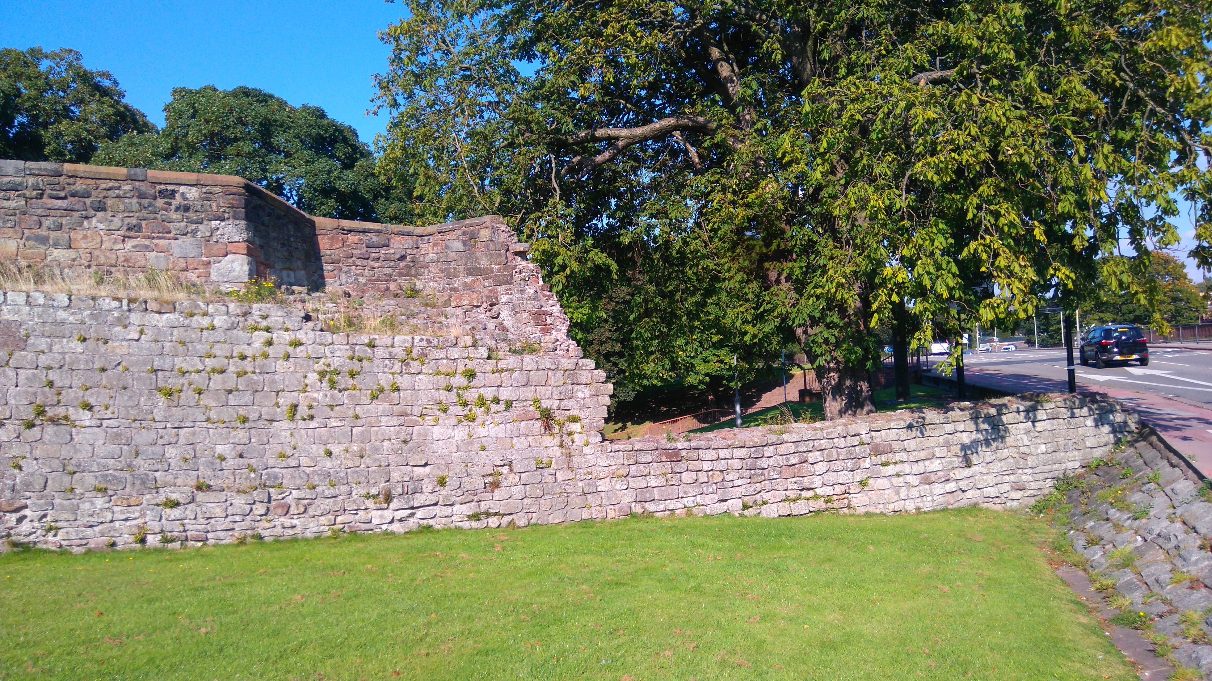 Section of North City Walls adjoining Carlisle Castle