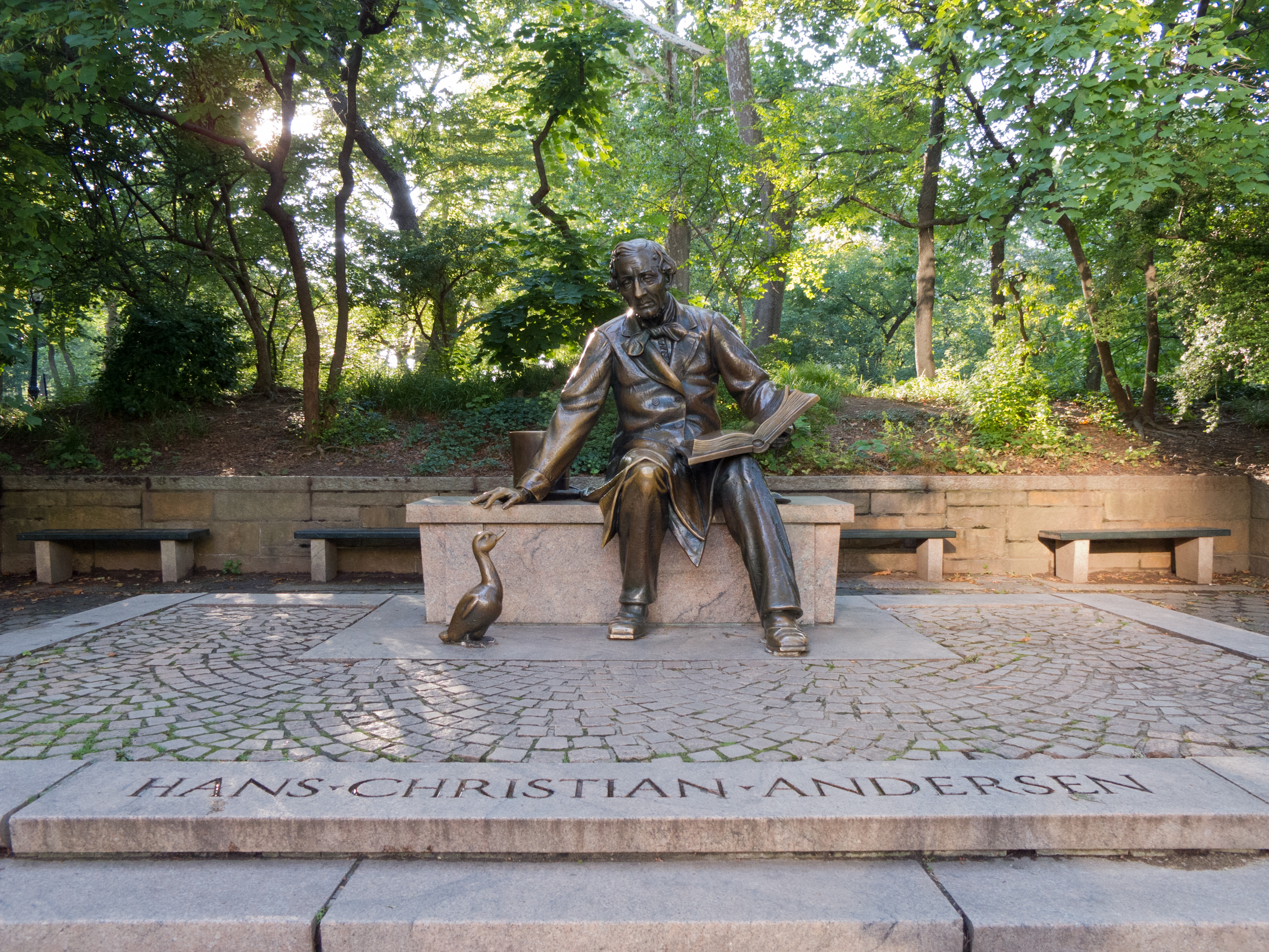 Hans Christian Andersen Statue in Central Park