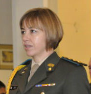 La general María Isabel Pansa, en 2015 se convirtió en la primera mujer en alcanzar ese grado en vida.