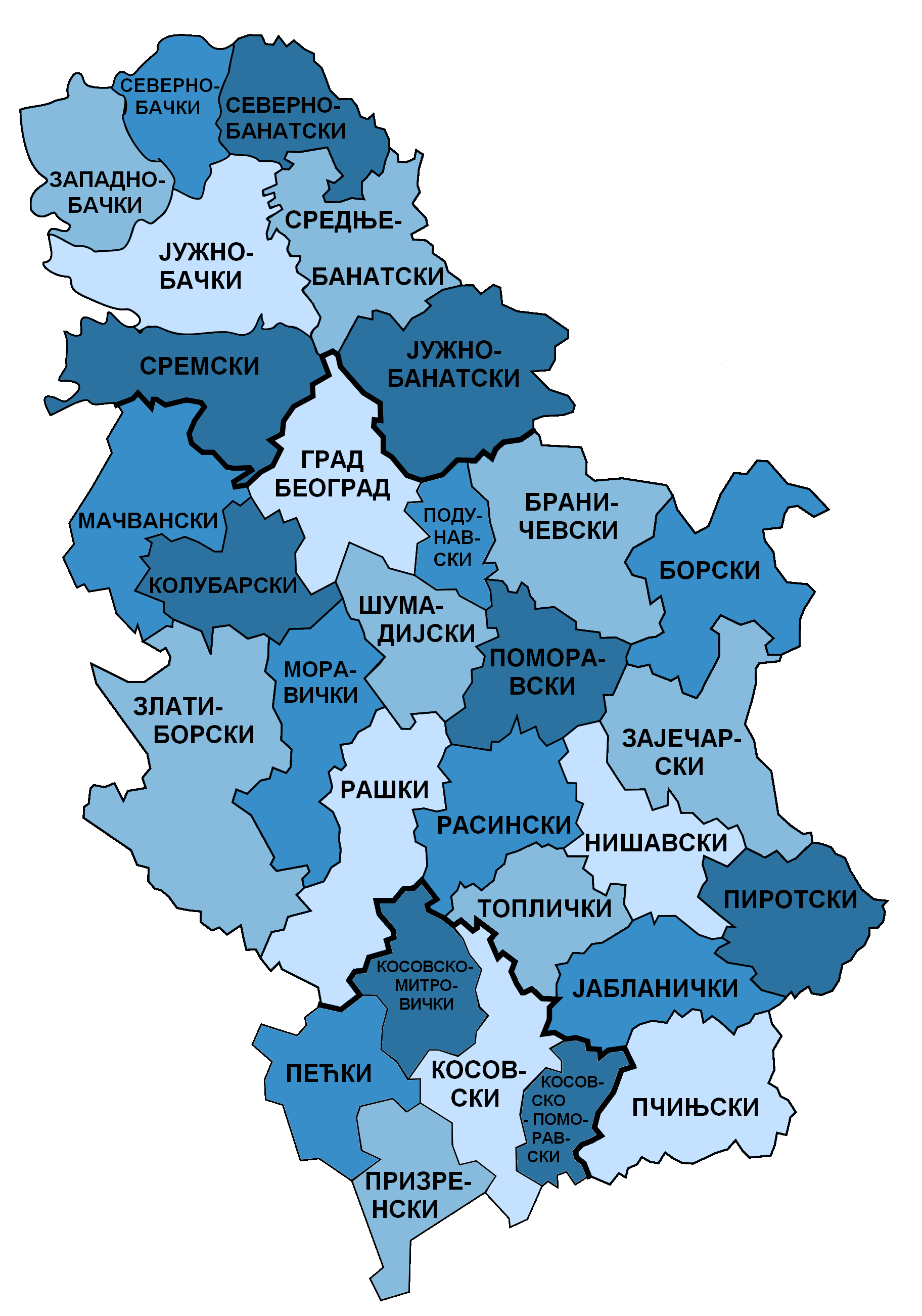 mapa srbije po okruzima Print Page mapa srbije po okruzima