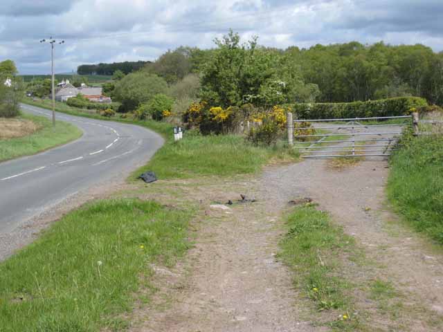 File:Old and new roads near Causeway End - geograph.org.uk - 435146.jpg