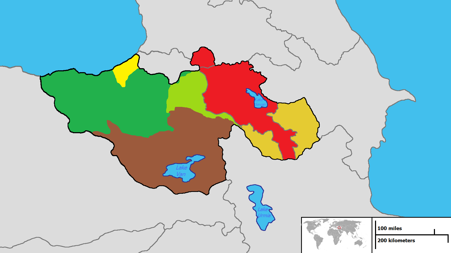 Ethnic map of Armenia (source in comments) : r/armenia