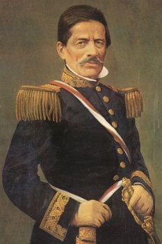 El mariscal Ramón Castilla durante su segundo gobierno como Presidente del Perú.