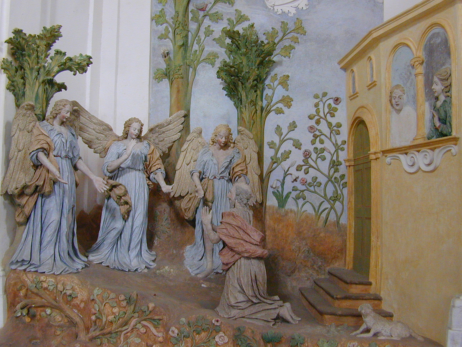 three angels visiting abraham