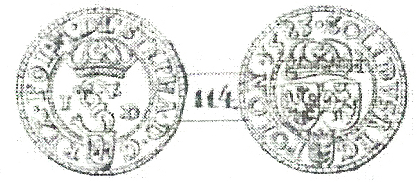 File:Szeląg Batory 1585 S h.Przegoń + I-D+ G-H.jpg