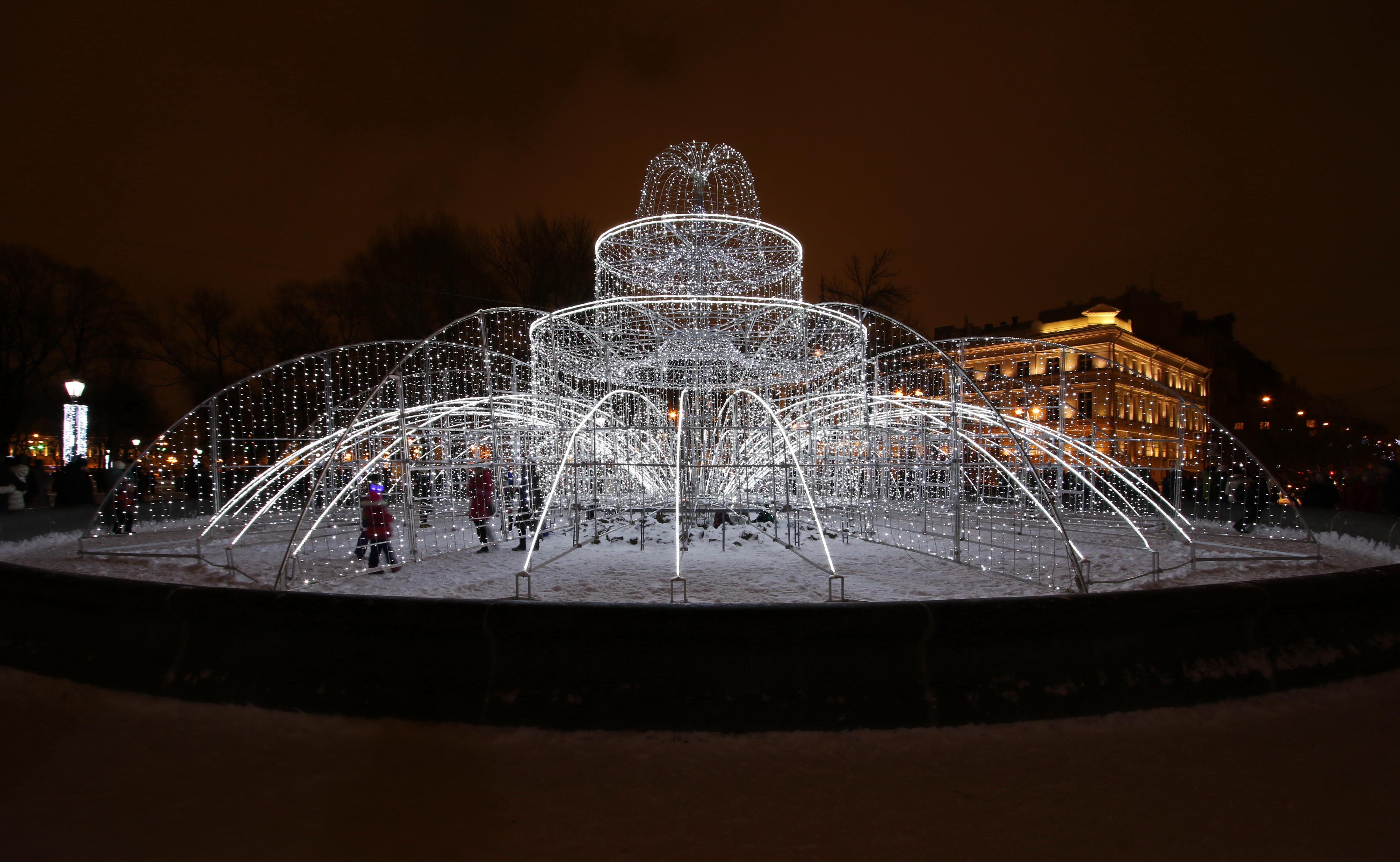 Александровский сад фонтан Петербург