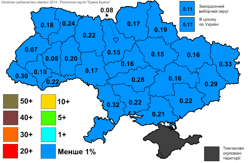 File:Результати виборів до ВР України 2014 (Політична партія Єдина Країна).png