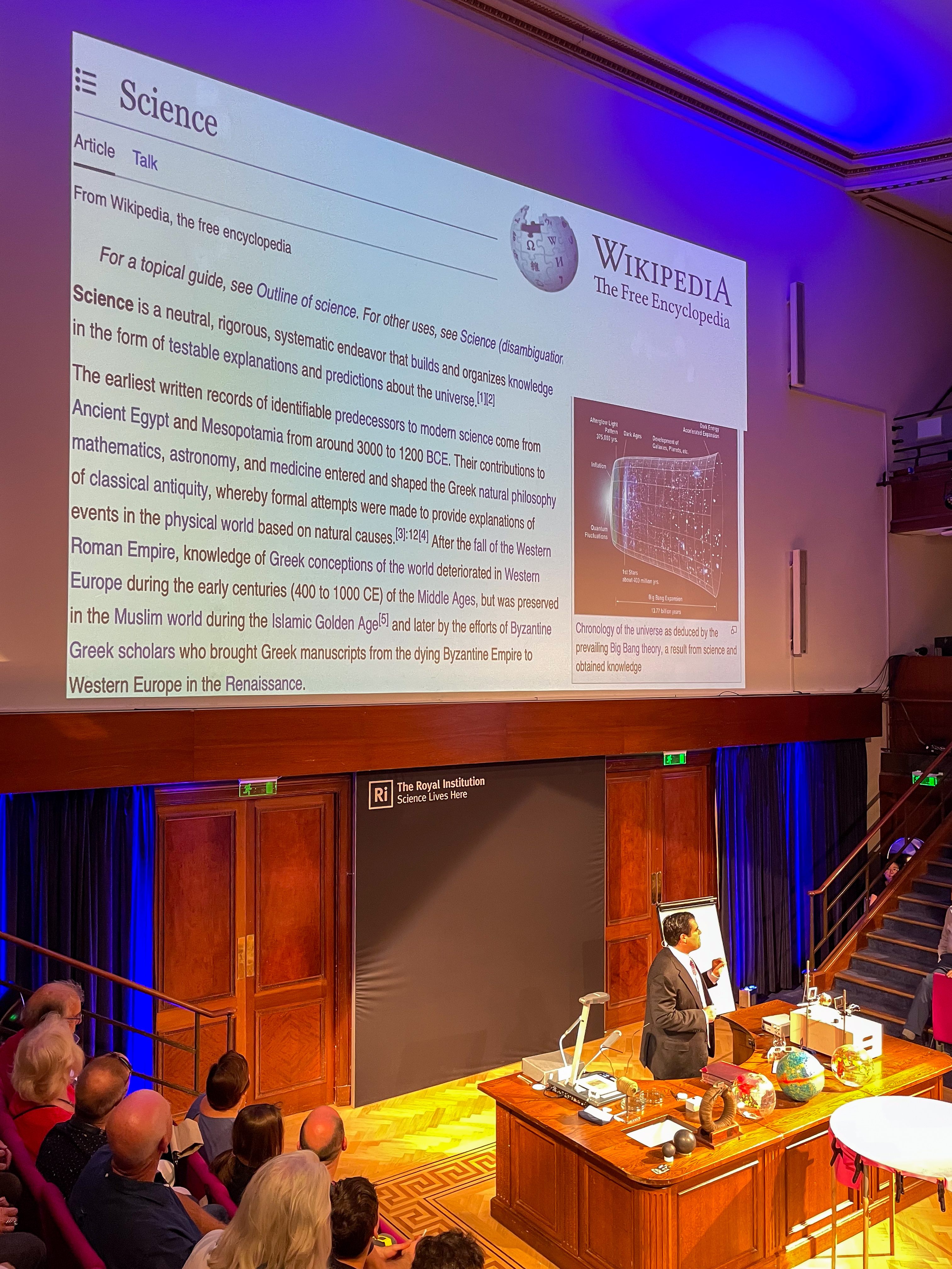 Upcoming science talks - Royal Institution