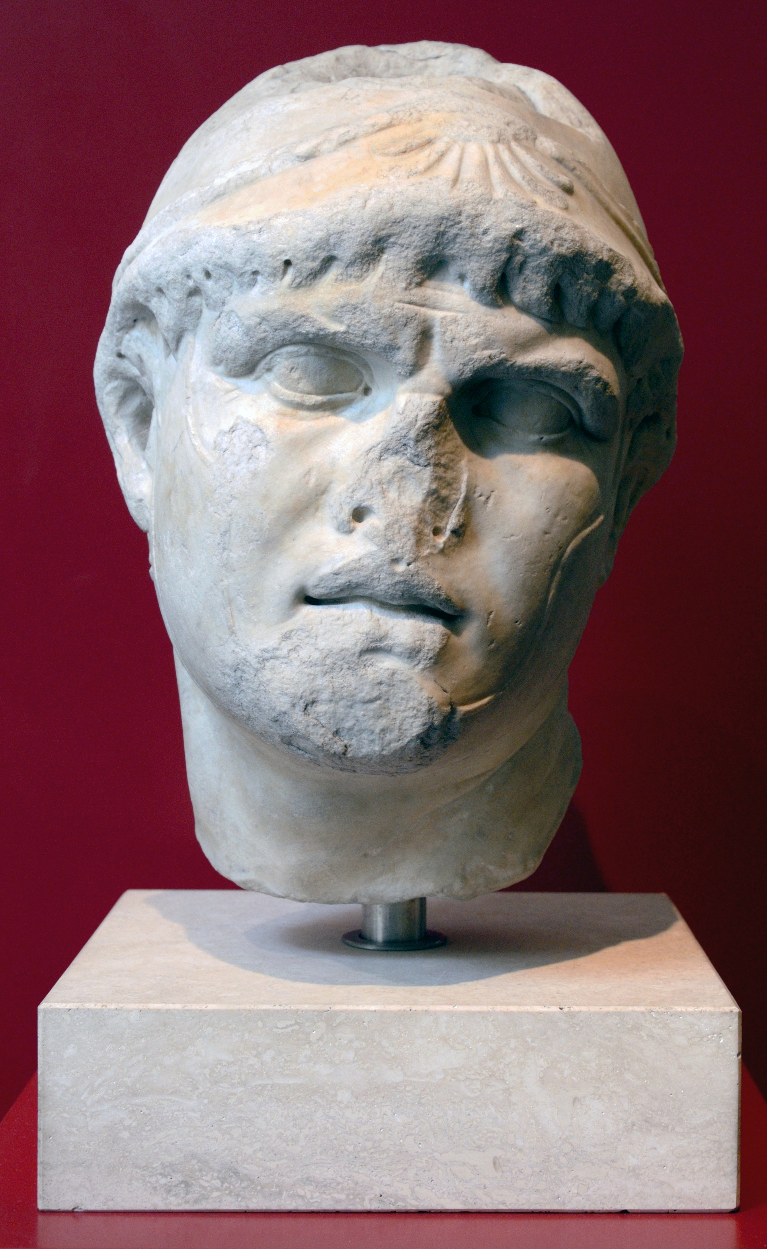 Bust of Philip V of Macedon in Palazzo Massimo (Rome).jpg