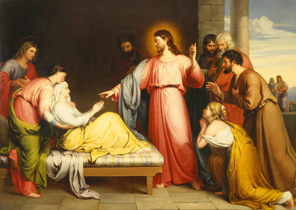 Christ Healing the Mother of Simon Peter’s Wife by John Bridges.jpg