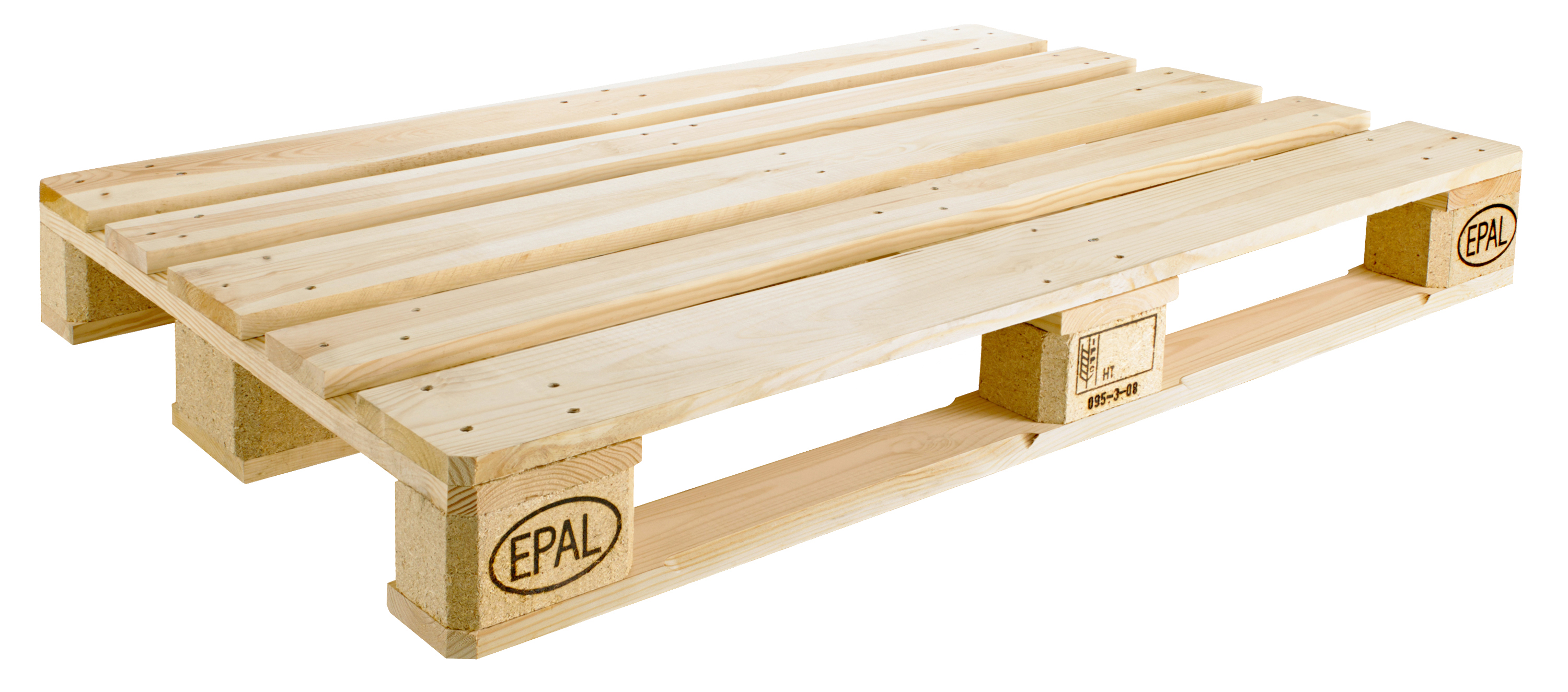 Euro pallets used for making garden furniture