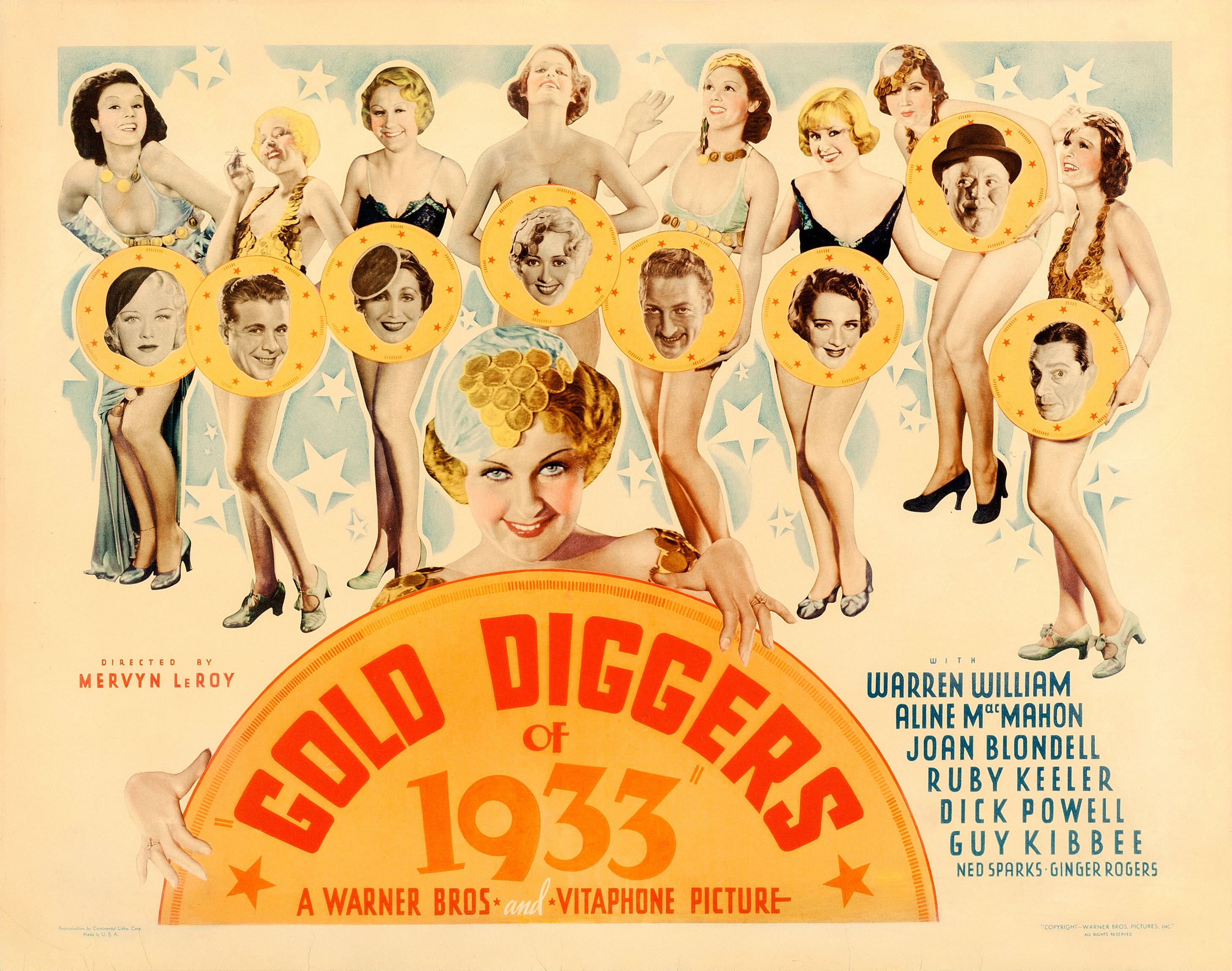 GOLD DIGGERS OF 1933 Movie Poster (1933)