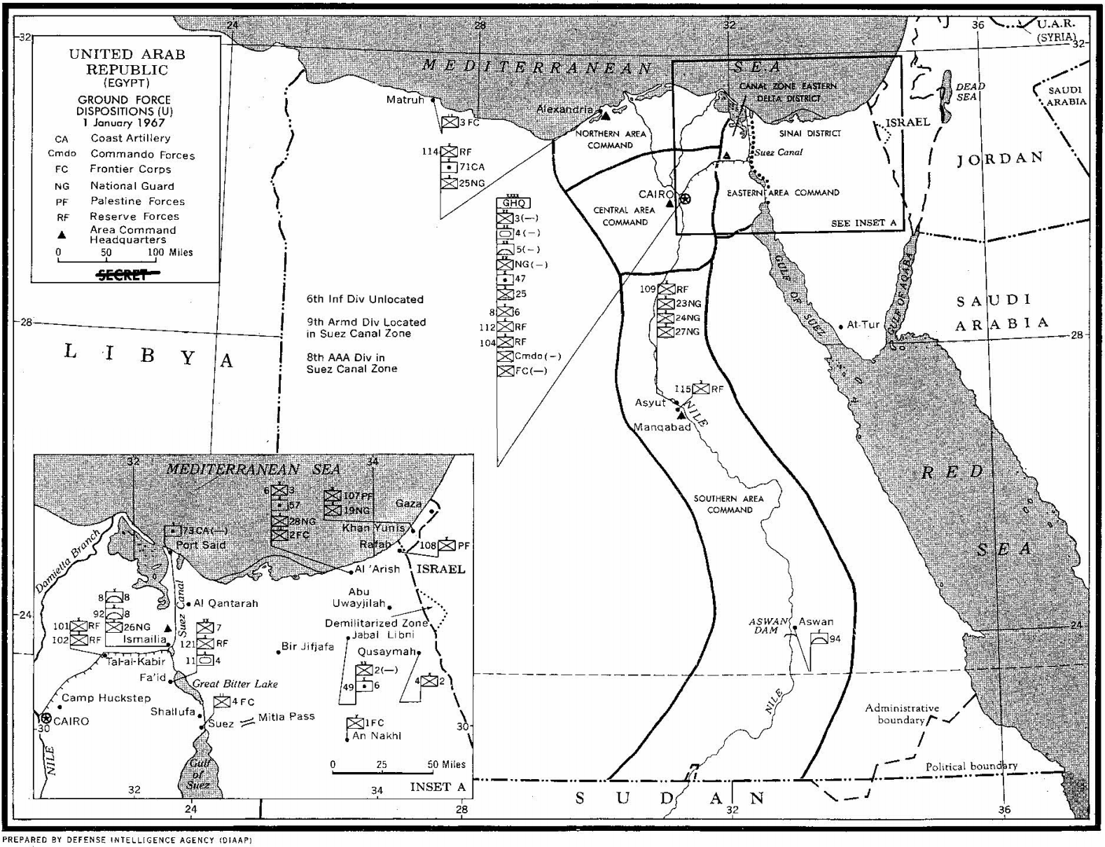 عملية البقرة الحلوب - مصر و اسرائيل و السوفيت Ground_force_dispositions_of_the_United_Arab_Republic_(Egypt)_as_of_1_January_1967