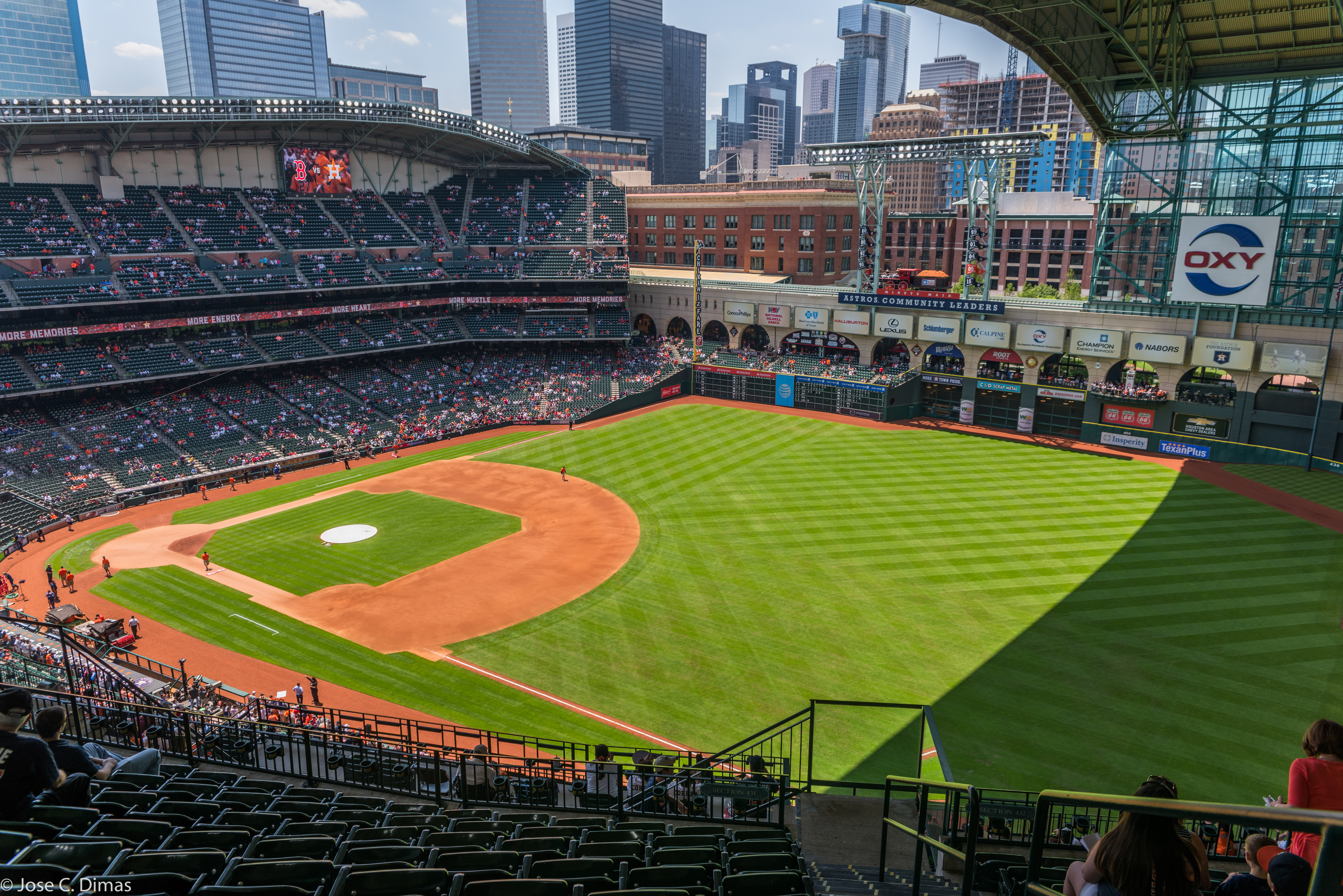 Minute Maid Park roof open for Game 2 of 2023 ALDS