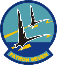 Abzeichen der Patrouillenstaffel 7 (US Navy) 1963.png