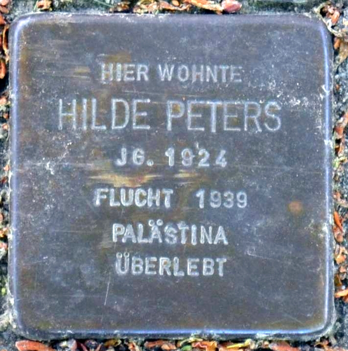 Stolperstein für Hilde Peters (cropped).jpg
