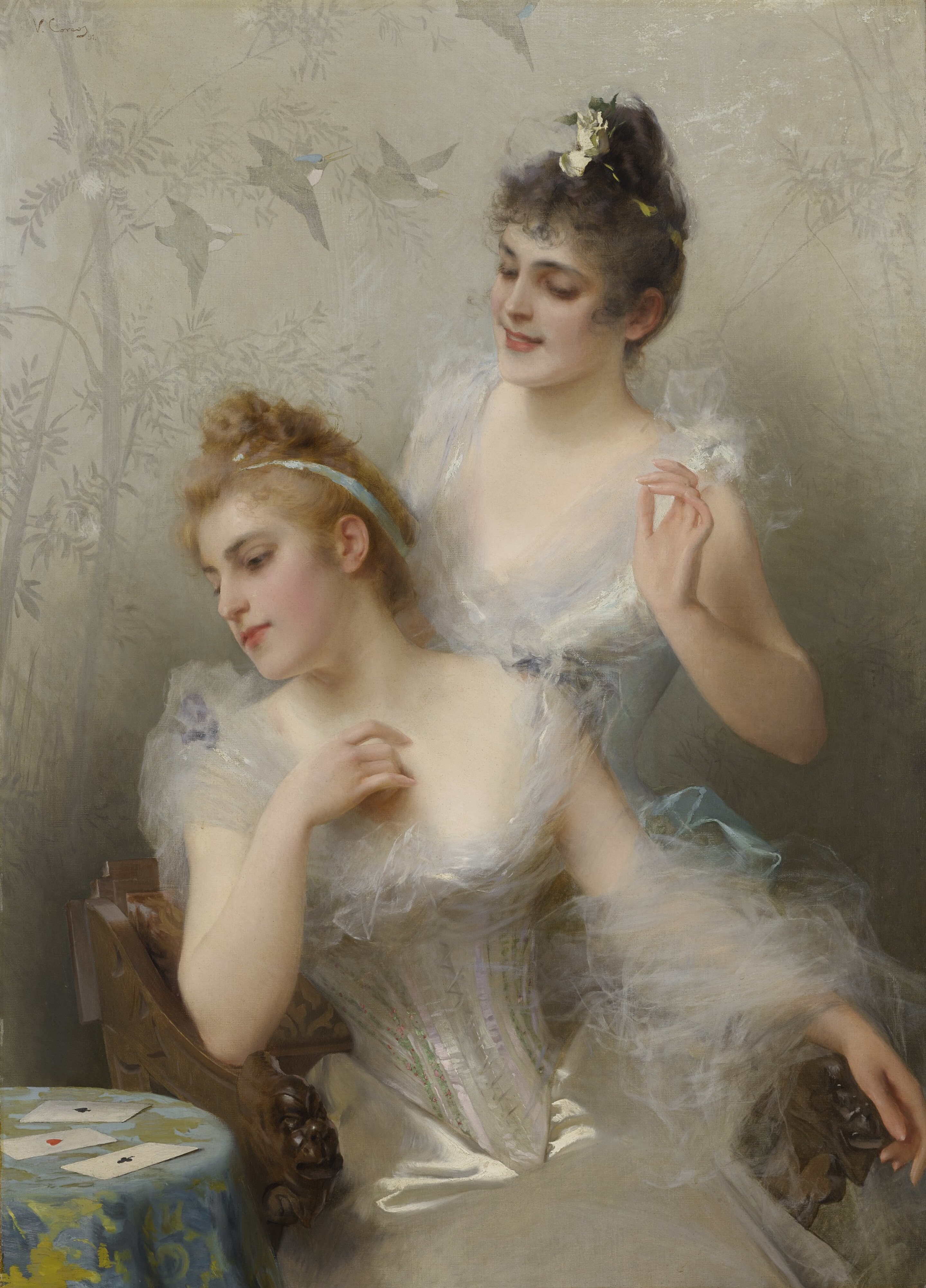 The three aces (1891), by Vittorio Matteo Corcos.jpg