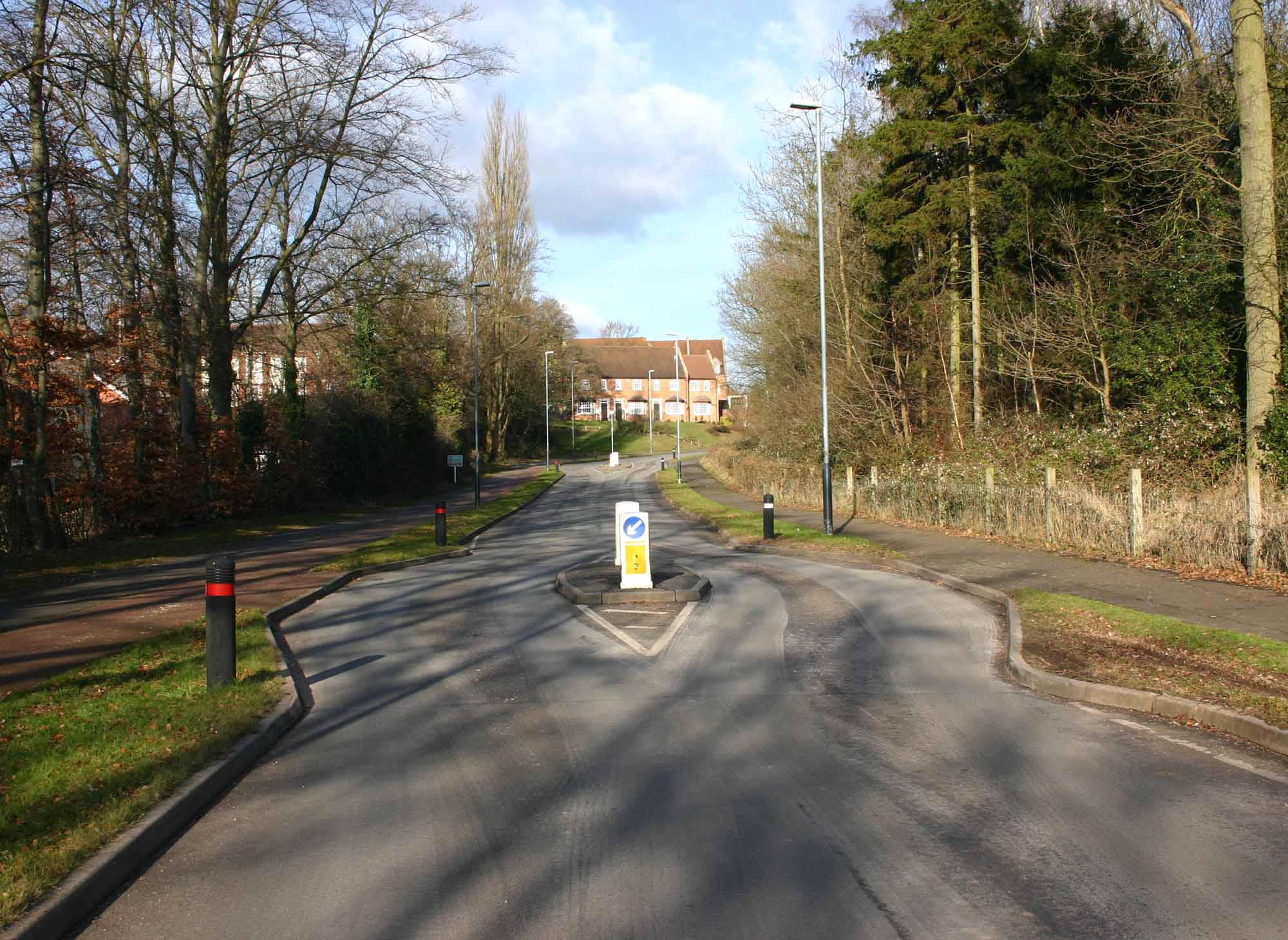 File:Traffic calming chicane on Charingworth Drive - geograph.org.uk ...