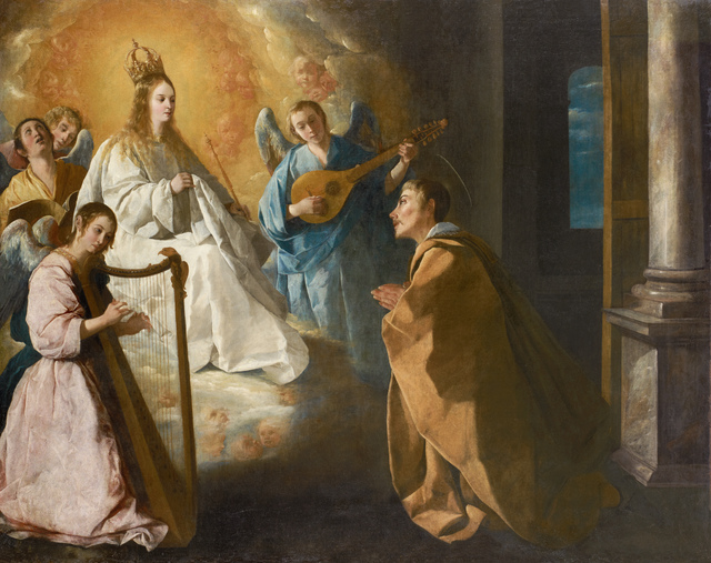 File:Zurbarán - Aparición de la Virgen a San Pedro Nolasco (The Appearance of the Virgin to Saint Peter Nolasco), ca. 1628-1630.jpg