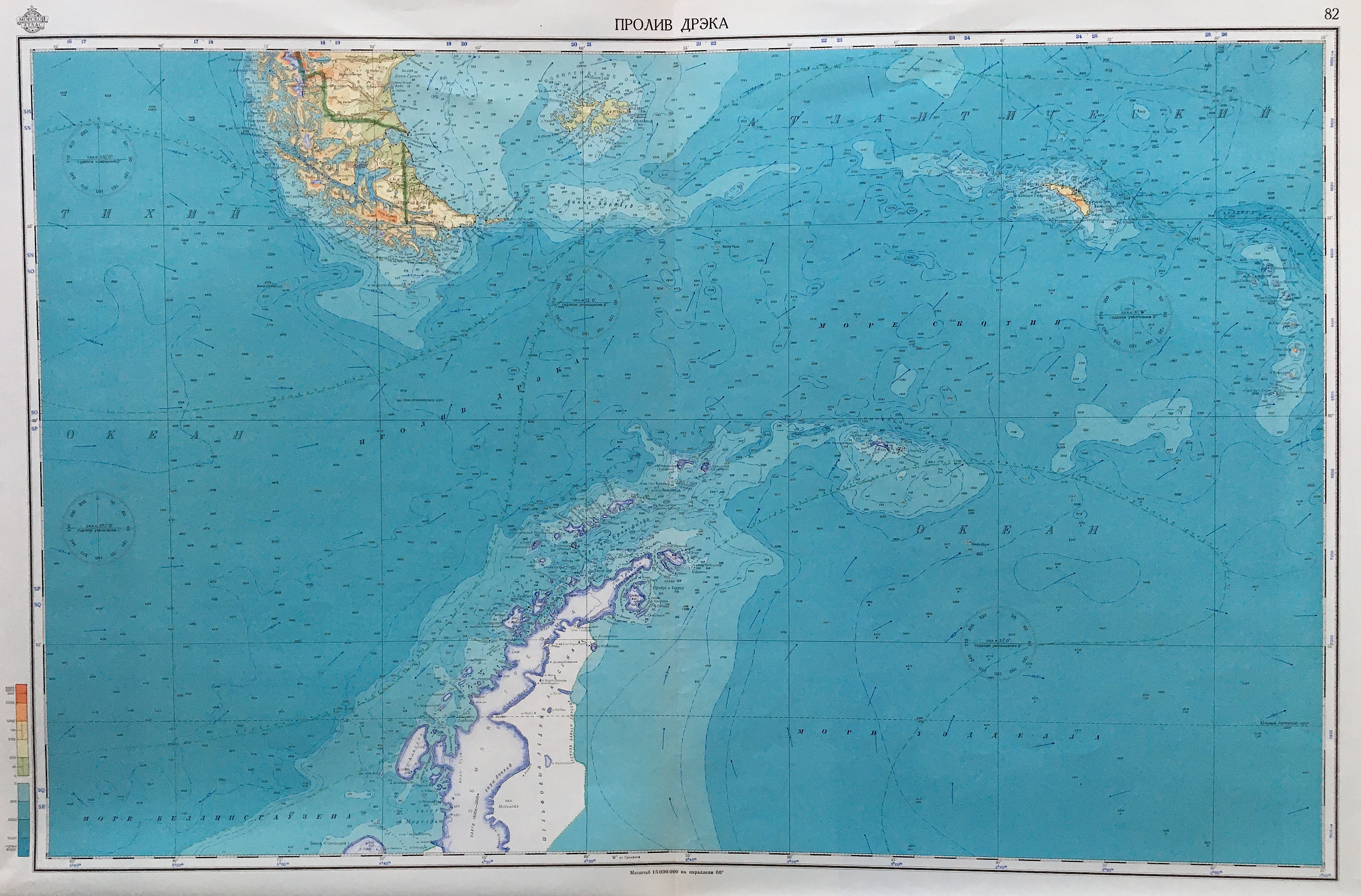 drake passage map