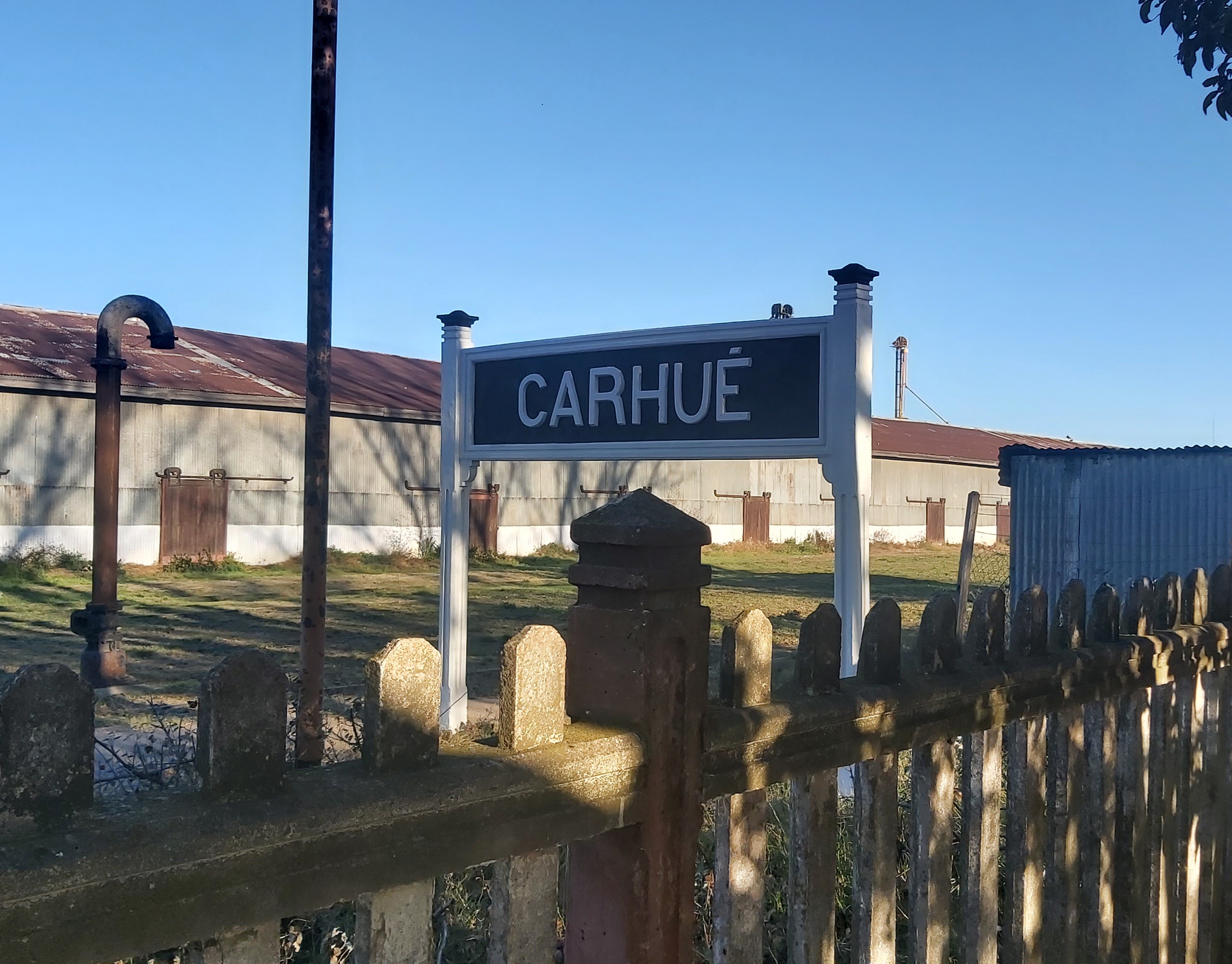 El Ferrocarril en Carhué - Termas de Carhué