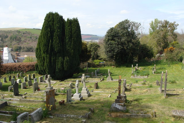 File:Dittisham churchyard - geograph.org.uk - 1265094.jpg