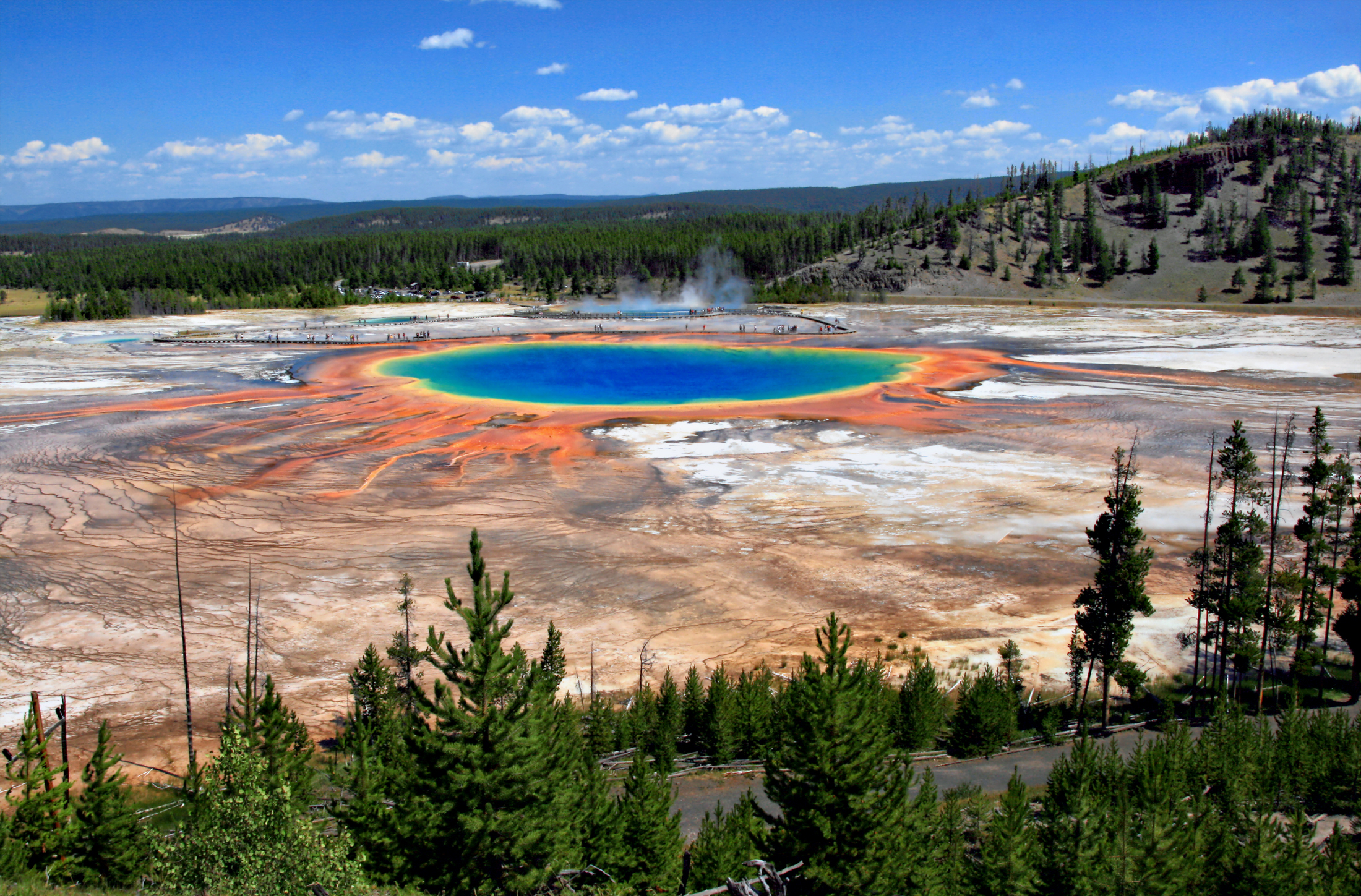 Yellowstone hot springs