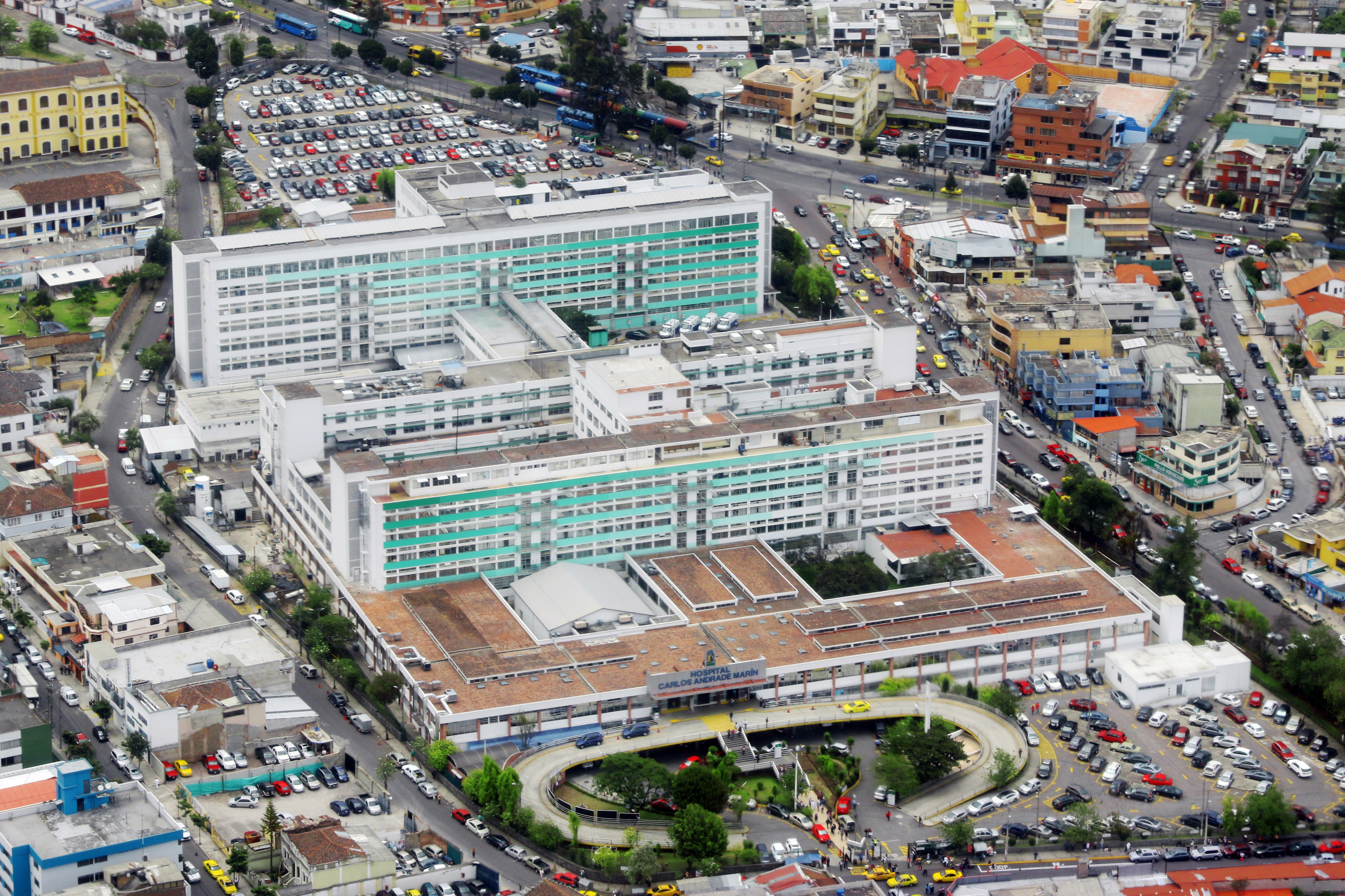 Hospital general de Quito, en honor a Carlos Andrade Marin.