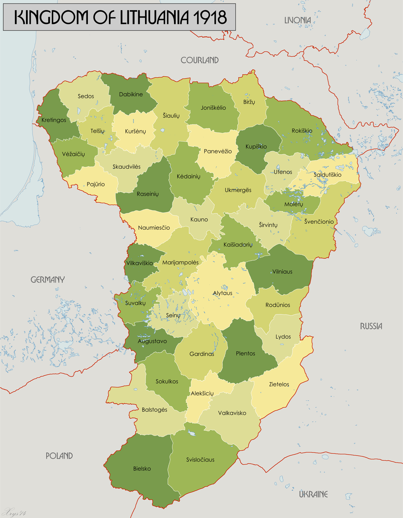 KingdomOfLithuania1918Map.png