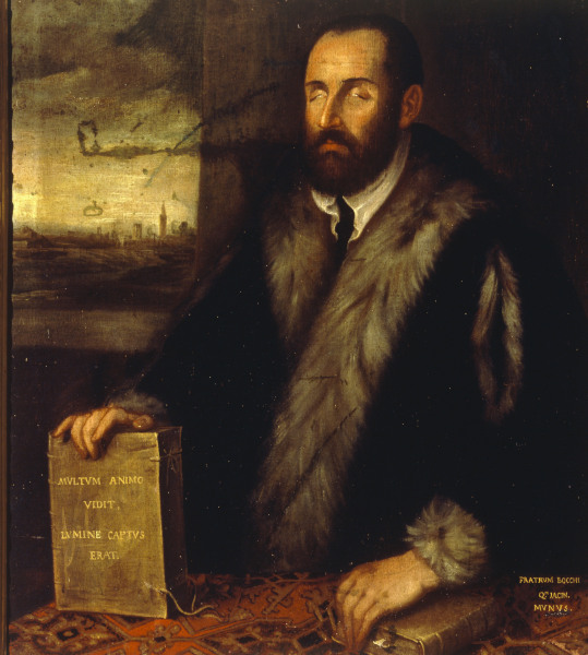  Luigi Groto, painting by Jacopo Robusti Tintoretto