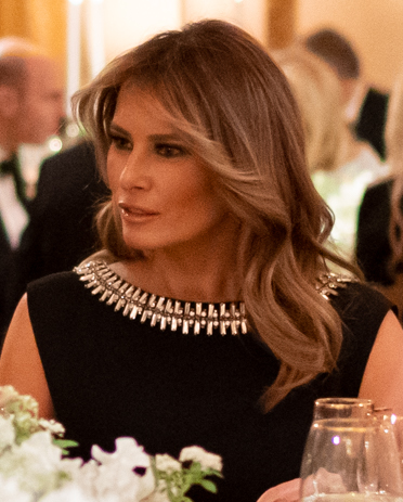 File:Melania Trump in February 2020 face detail, from- President Trump and First Lady Melania Trump at the Governor's Ball (49521922948) (cropped).jpg