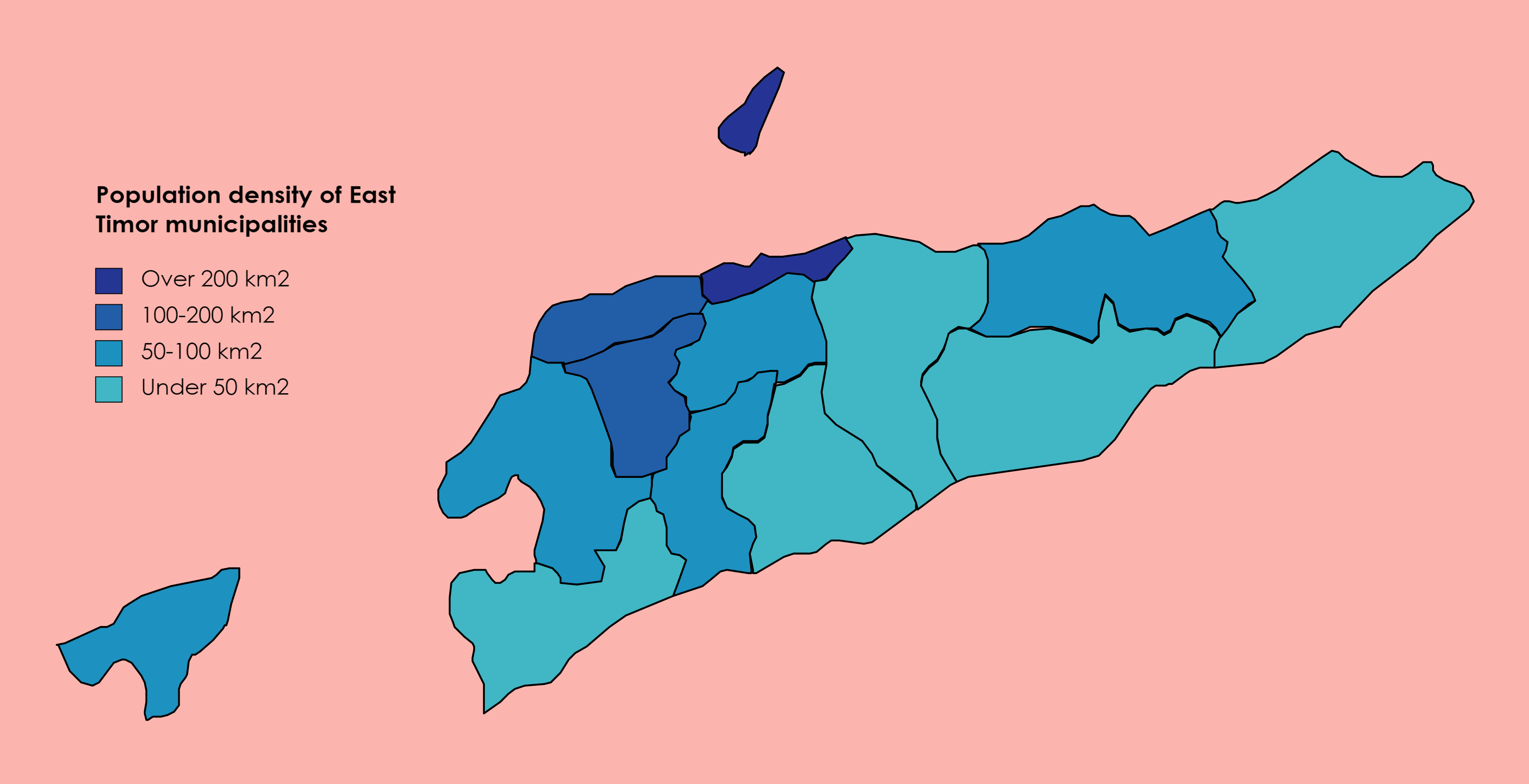 Плотность населения монголии. Timor population density Map. Плотность населения остров Тимор.